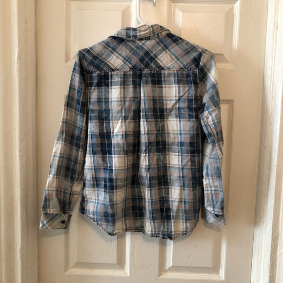 Cloth & stone plaid shirt - Picture 4 of 7